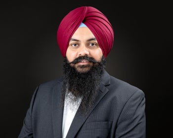 Portrait of Lakhvir Sidhu, Associate.
